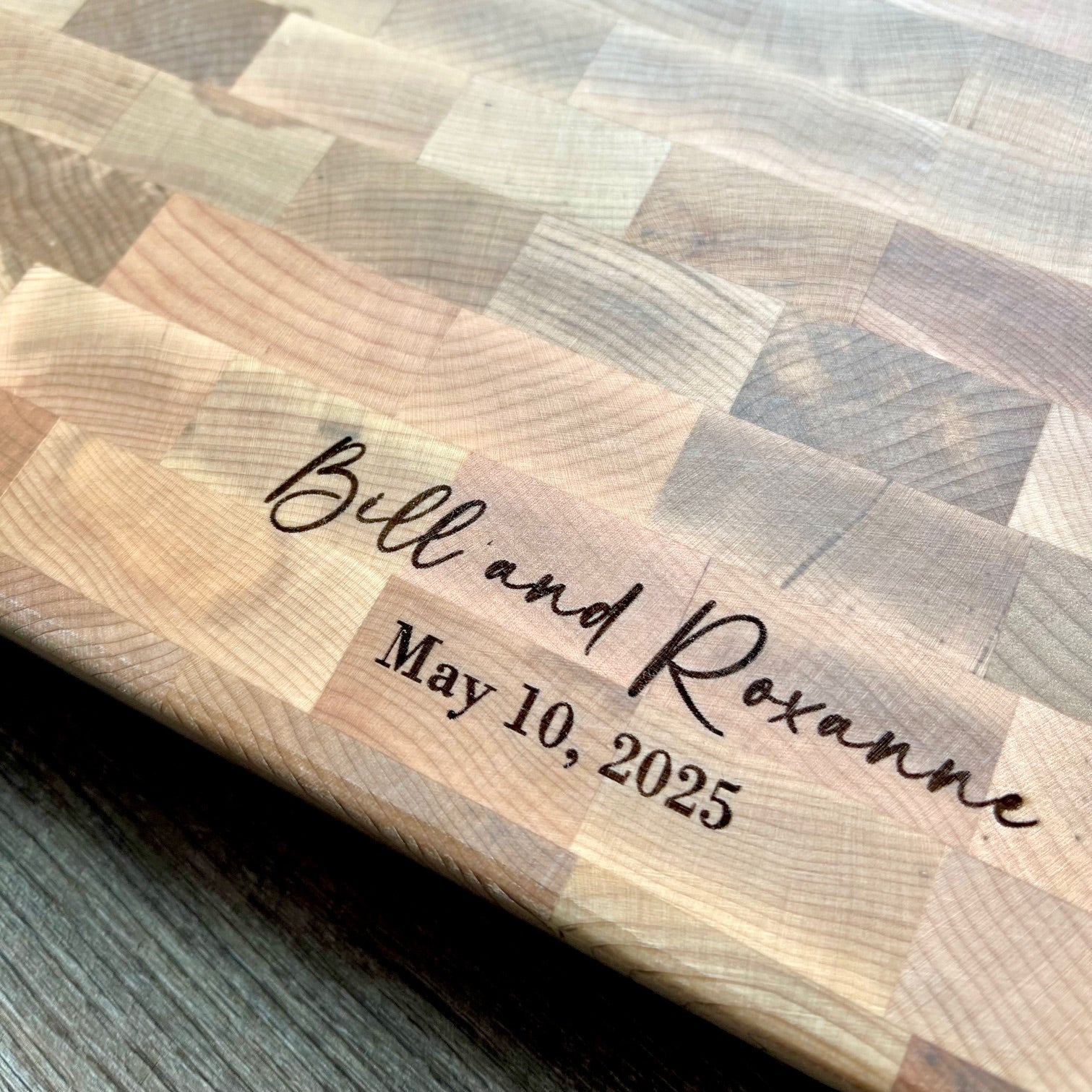 Butcher Block Boards, End Grain Maple | Further North Maine